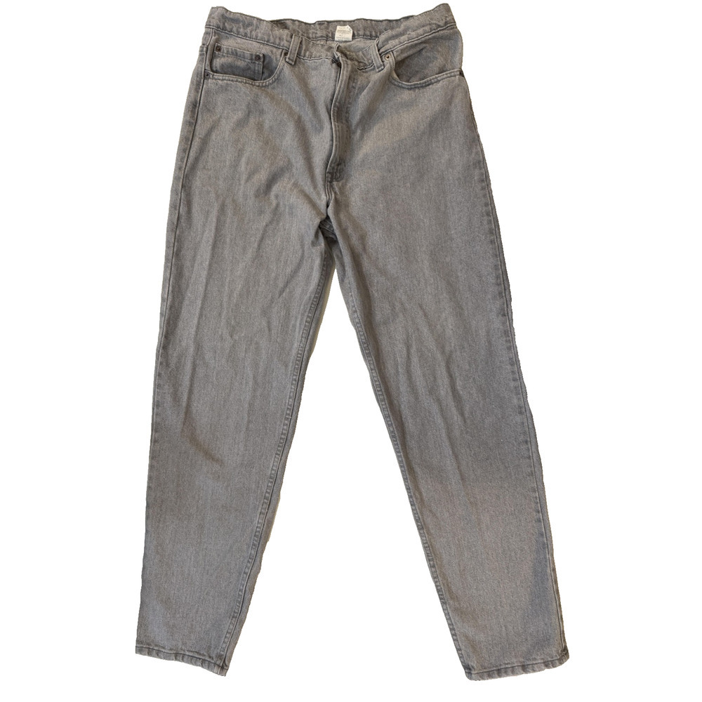 Vintage 90s Levi's‎ 550 Jeans Mens 38x34 Gray Made USA Relaxed Tapered Denim